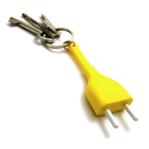 Playful Keychain Socket | Yellow