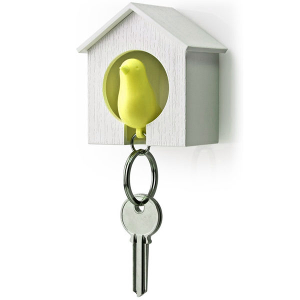 Bird Whistle Keyring | Yellow