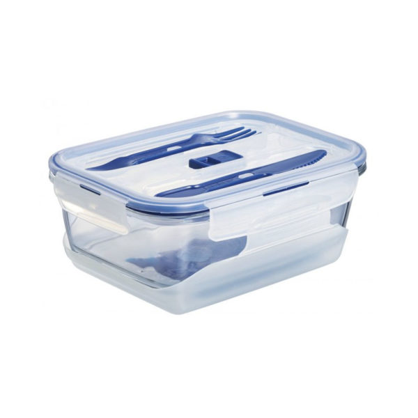 Glass cooling lunch box | Blue