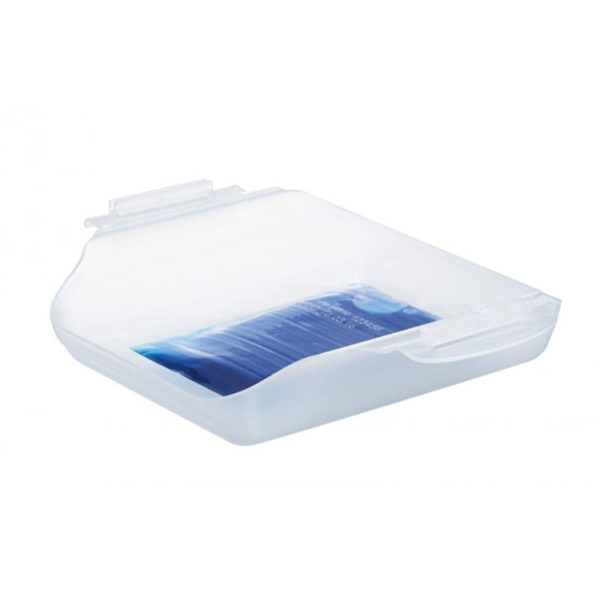 Glass cooling lunch box | Blue