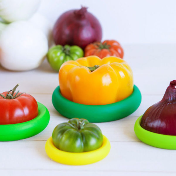 Set of 4 Storage Caps for Jars, Fruits and Vegetables