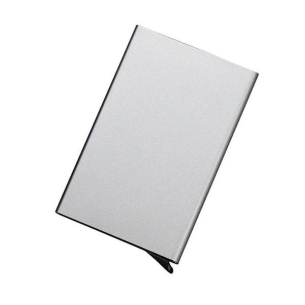 Protective and smart credit card holder | Silver Gray