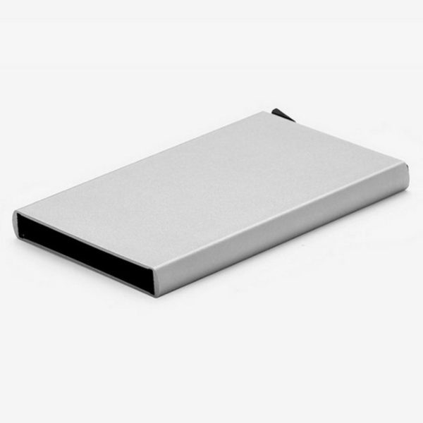 Protective and smart credit card holder | Silver Gray