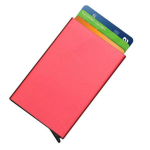 Protective and smart credit card holder | Red