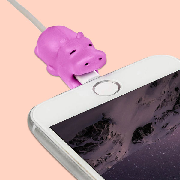 Adorable protecteur de prise USB | Hippopotame