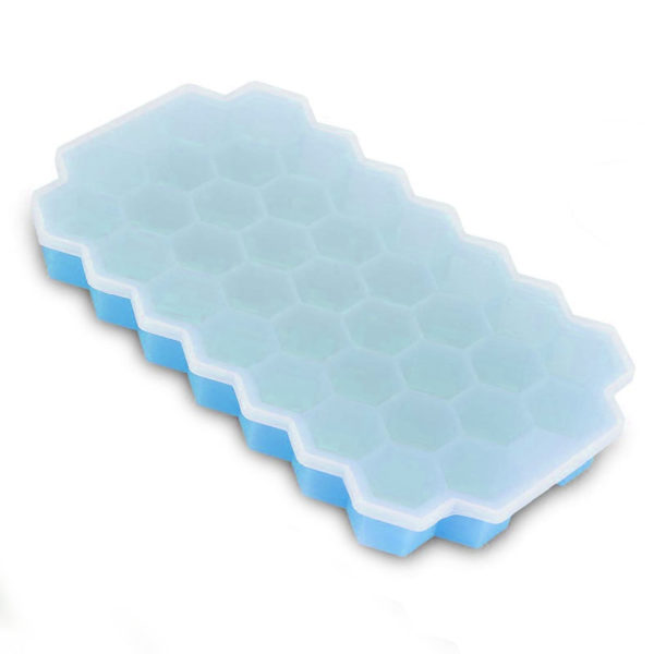 Bac à glaçons hexagonales en silicone | Bleu