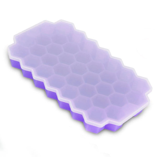 Bac à glaçons hexagonales en silicone | Violet