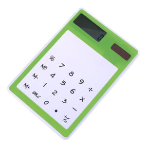 Transparent colored solar calculator | Green