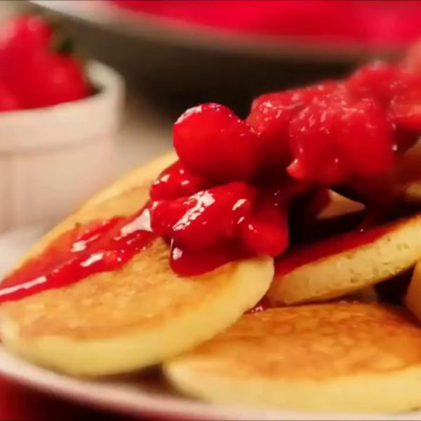 Moule à pancakes en silicone | Rouge