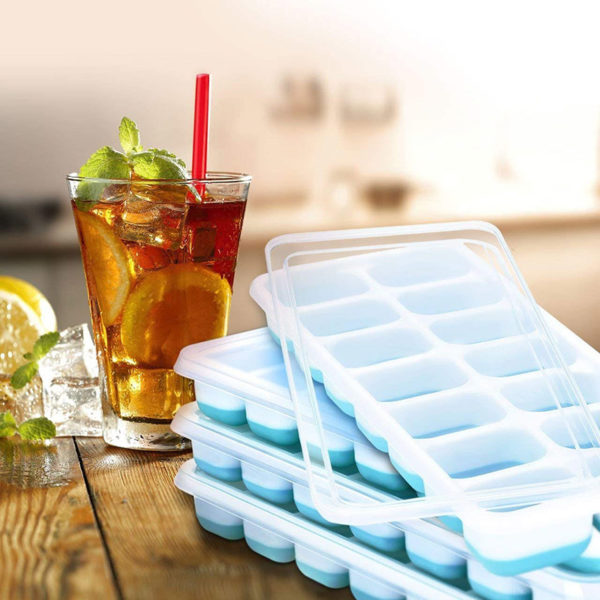 Smart silicone ice cube tray | Green apple
