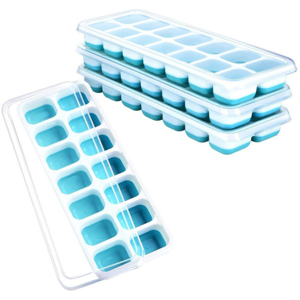 Smart silicone ice cube tray | Green apple