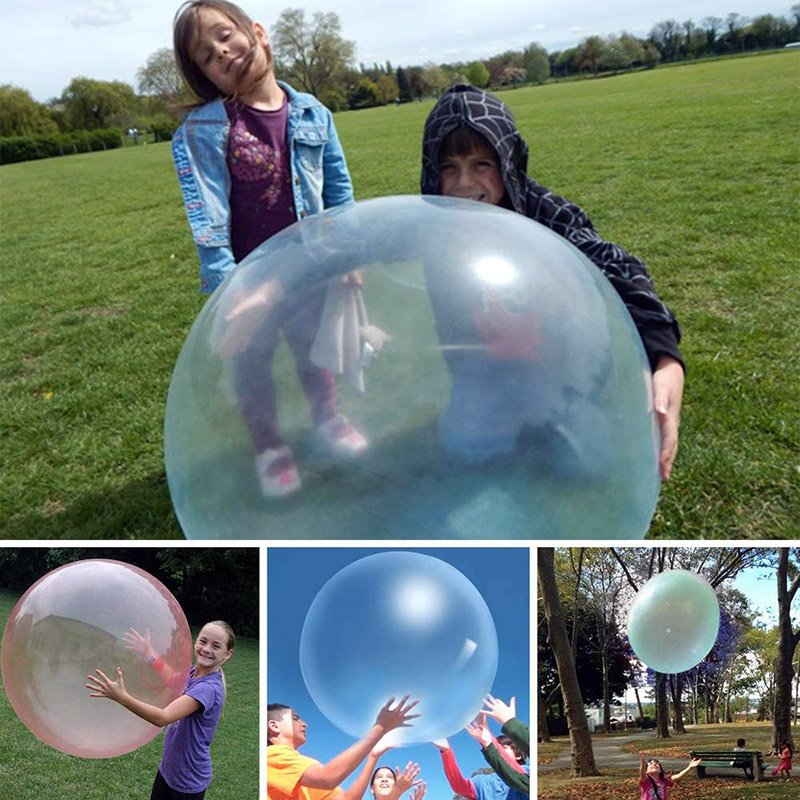 Gros Ballon Gonflable À Bulles De Ballon Élastique Rempli D'eau