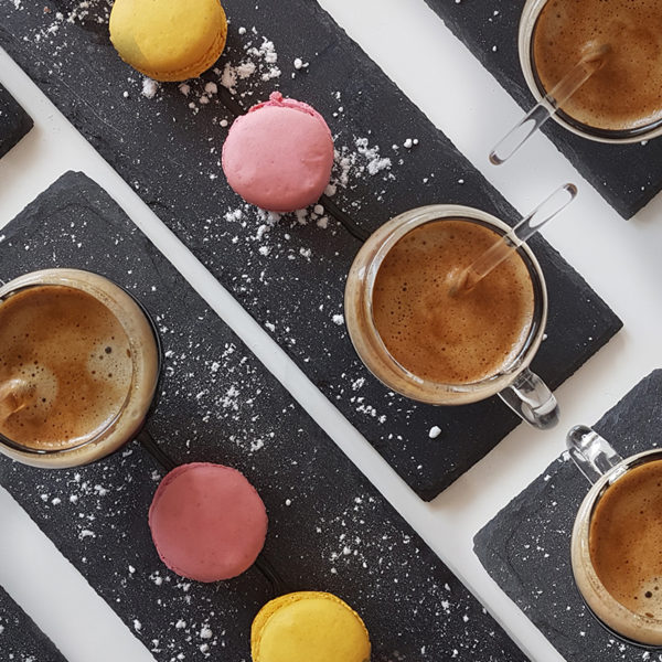 Coffret de 2 tasses à café PARISIANA en verre