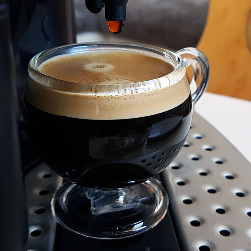 Coffret de 2 tasses à café PARISIANA en verre