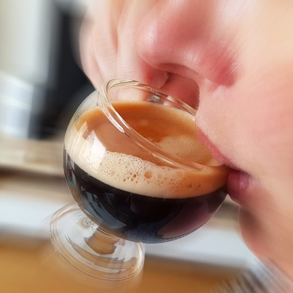 Coffret de 2 tasses à café PARISIANA en verre