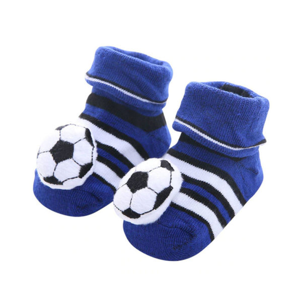 Adorable 3D pair of baby socks | Soccer ball