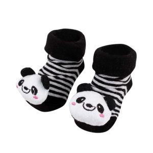 Adorable 3D pair of baby socks | Panda