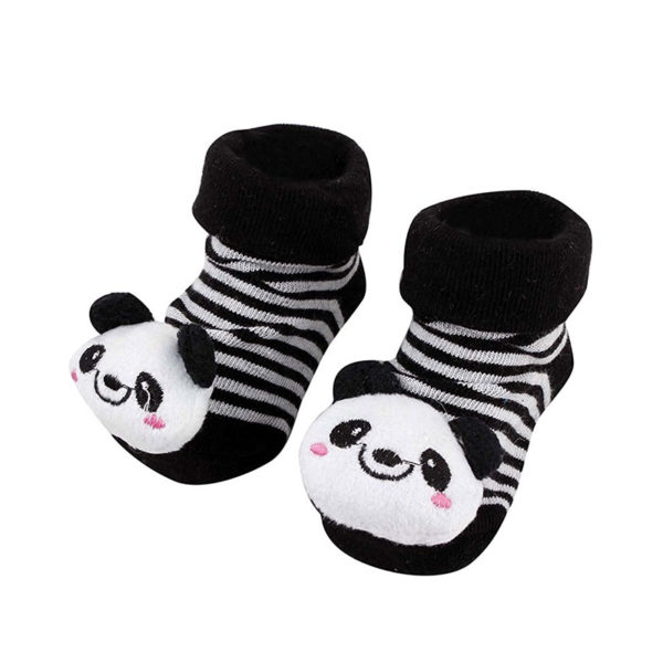 Adorable paire de chaussettes 3D pour bébé | Panda