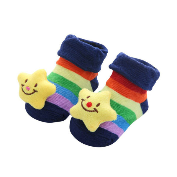 Adorable paire de chaussettes 3D pour bébé | Étoile