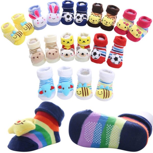 Adorable paire de chaussettes 3D pour bébé | Étoile