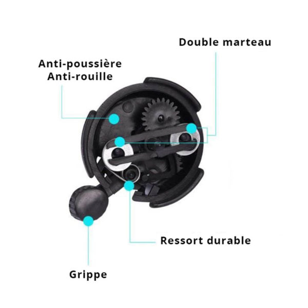 Smart bicycle bell | Black