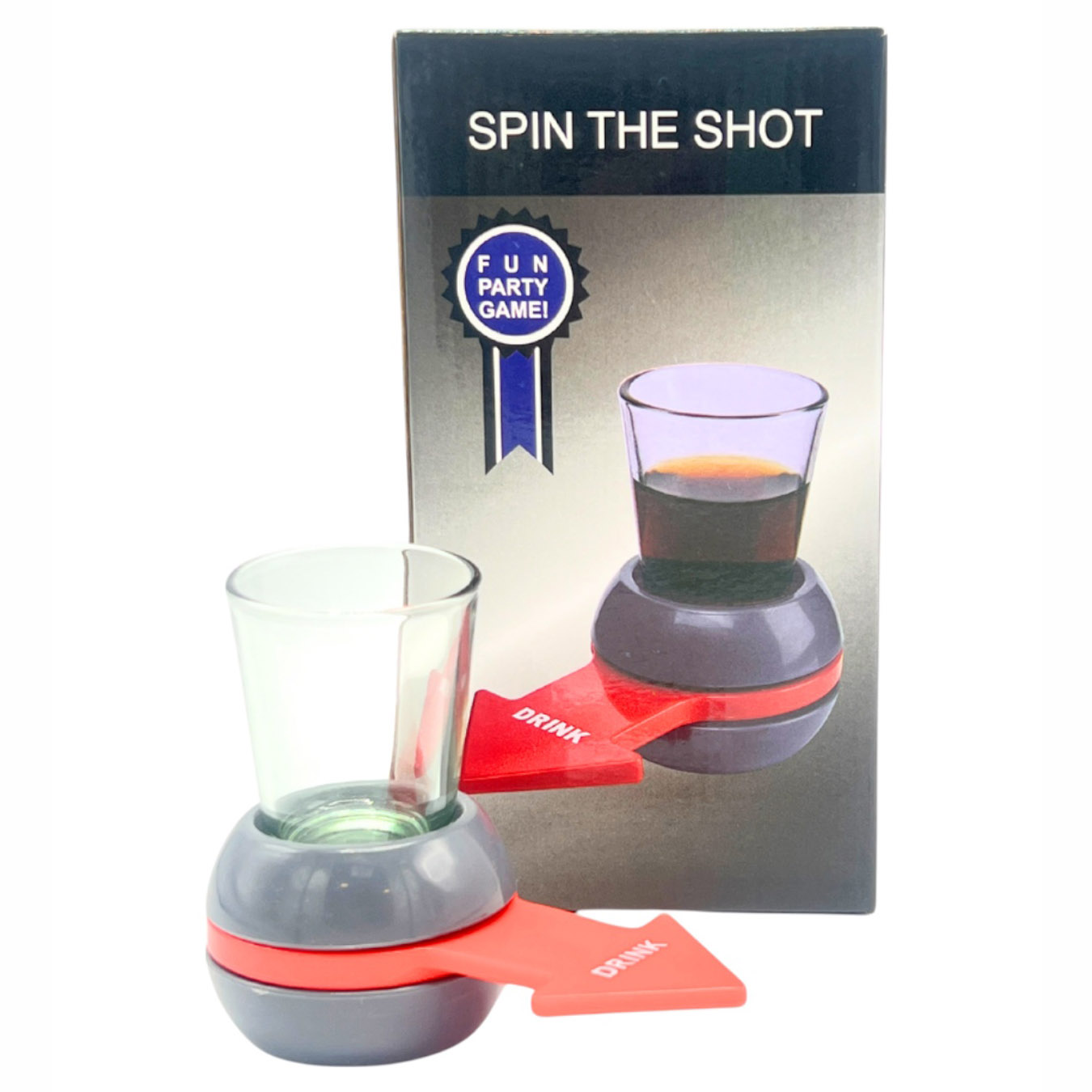 Funny drinking game “Spin the shot”
