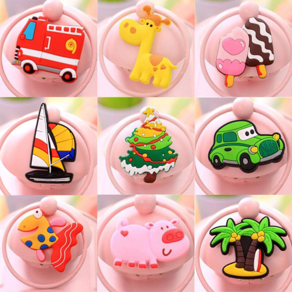 Set of 10 adorable colored magnets