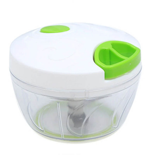 Mini multifunction manual chopper | White