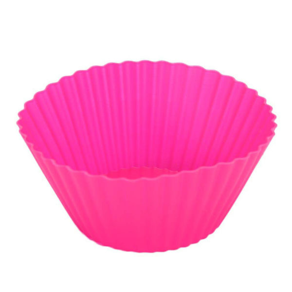 6 Moules en silicone pour Cupcakes