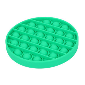 Jeu multifonction ludique “Pop” en silicone rond | Vert