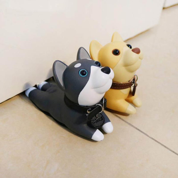 Adorable Dog Door Stopper | Brown