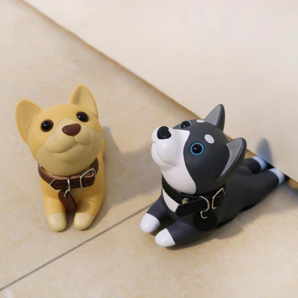 Adorable Dog Door Stopper | Brown