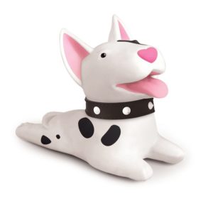 Adorable Dog Door Stopper | White