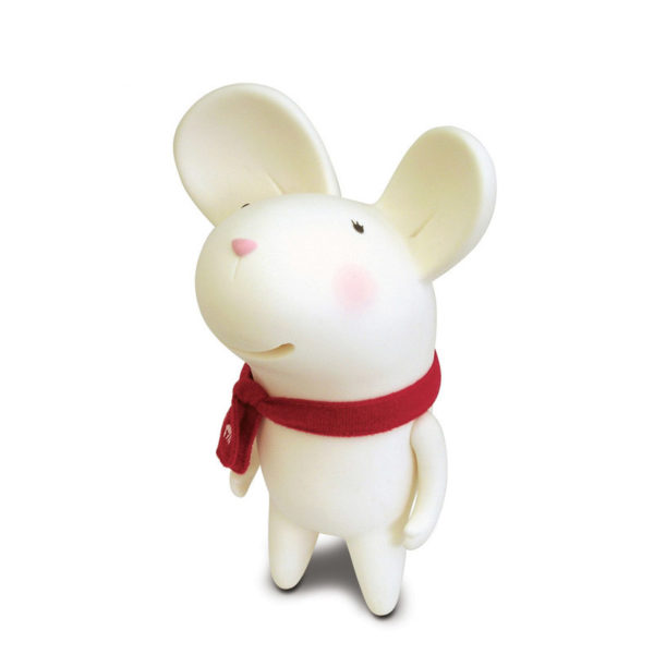 Adorable Mouse Piggy Bank | White