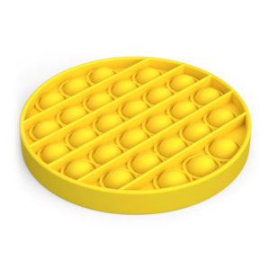 Fun round silicone multifunction game | Yellow