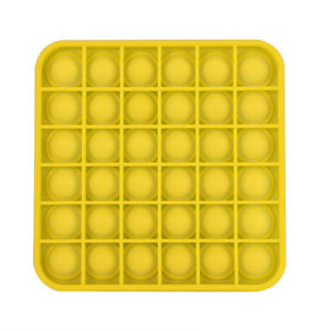 Fun square silicone multifunction game | Yellow