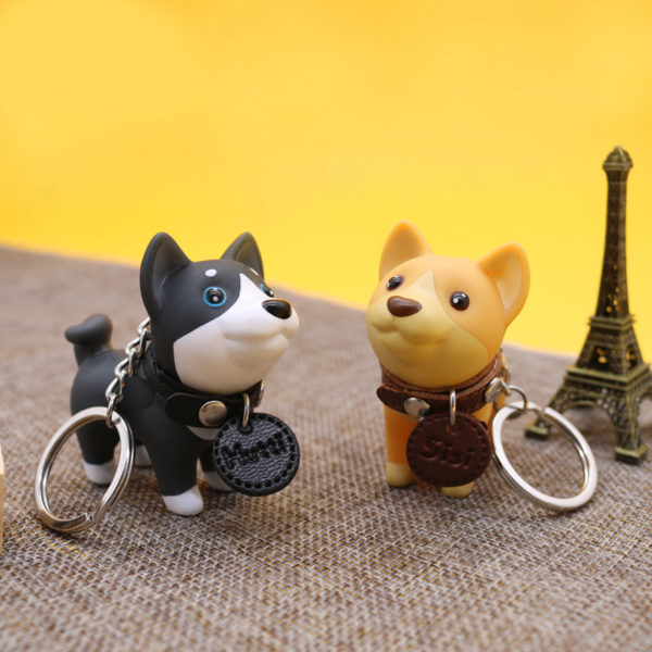 Dog keyring | Black