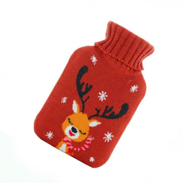 Adorable wool hot water bottle | Deer