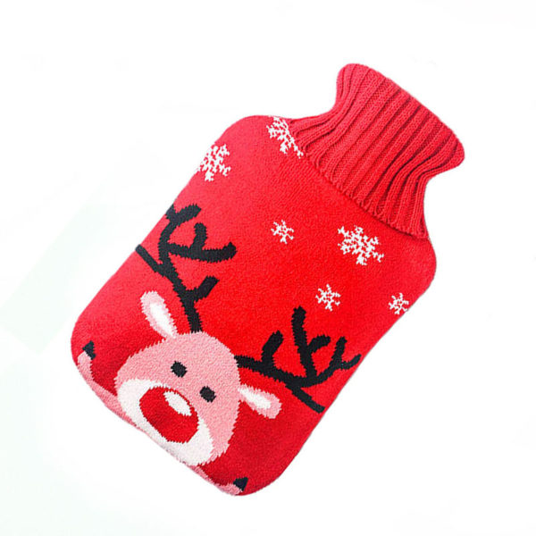 Adorable wool hot water bottle | Pink Deer