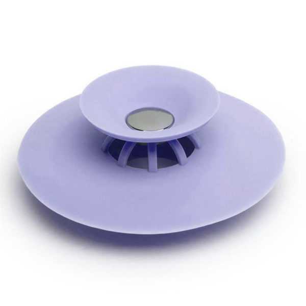 Bouchon d’évier magique en silicone | Violet