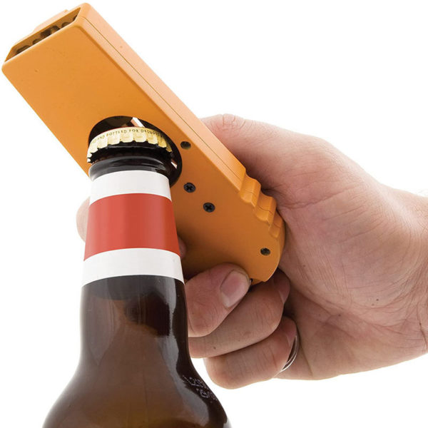 Bottle opener capsule launcher | White