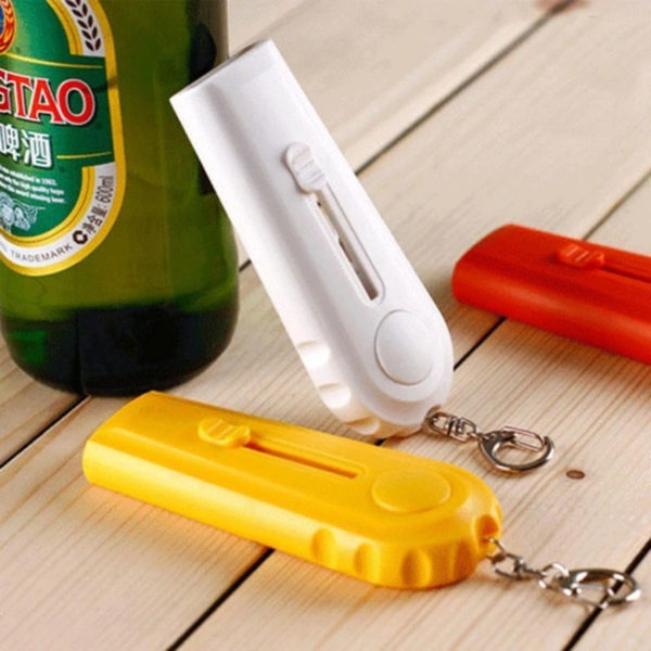 Bottle opener capsule launcher | Yellow