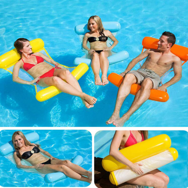 Colorful water inflatable hammock | Red