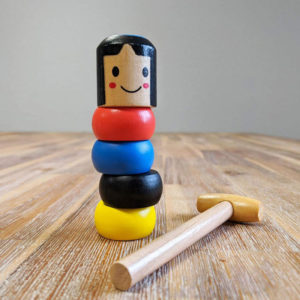 Jeu du bonhomme en bois magique incassable 02 Jeu du bonhomme en bois magique incassable