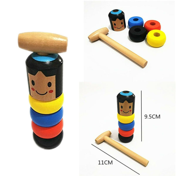 Unbreakable Magic Wooden Snowman Game