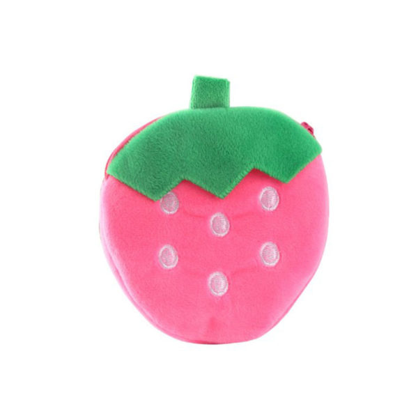 Pochette pour clés Fruit | Fraise rose