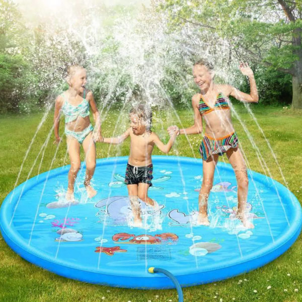 Tapis gonflable de Jeux d’eau pour enfants Ø 150cm