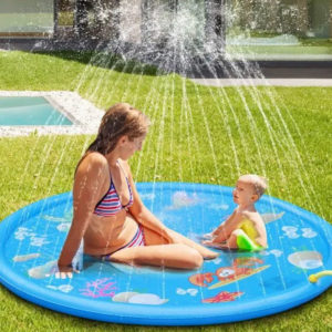 Tapis gonflable de Jeux d’eau pour enfants Ø 150cm