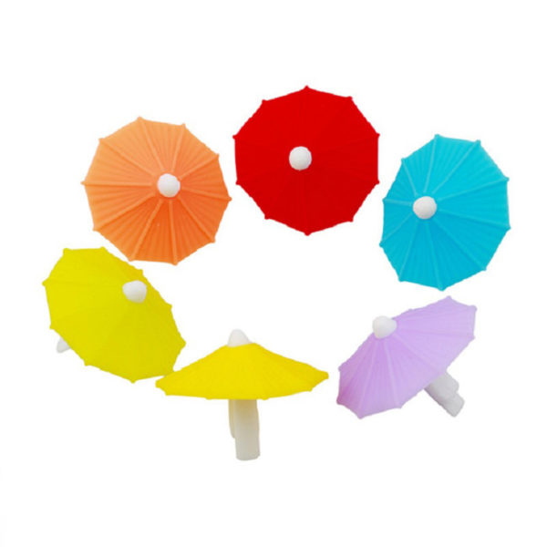 6 Glasses Markers Umbrella
