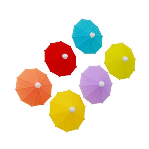 6 Glasses Markers Umbrella